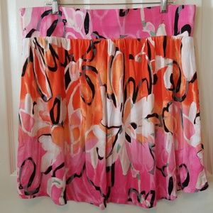 Lane Bryant floral skirt